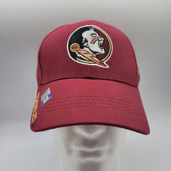 Florida State Seminoles Mens Womens Hat Russell Adjustable Garnet NCAA ACC - Picture 1 of 10